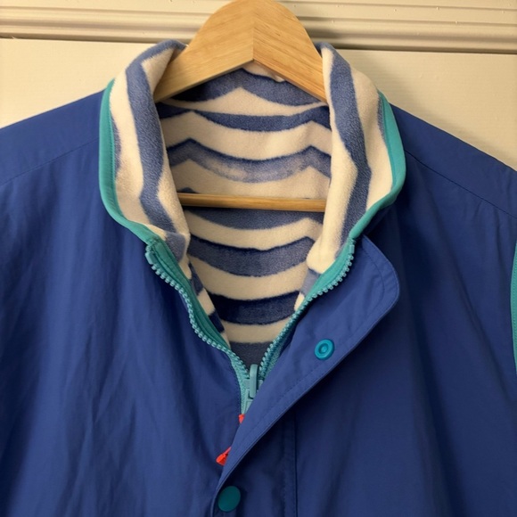 Chubbies 501 Reversible Fleece Sherpa Vest L Outdoor Camping Retro 90s Y2K Hike - Picture 4 of 10